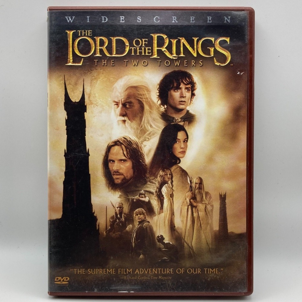 The Lord of the Rings The Two Towers Widescreen DVD Movie Film